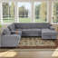 Canapé-lit modulaire en U Burwell-294088151