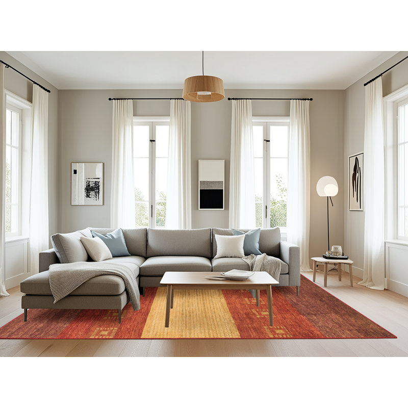 Tapis abstrait moderne 1448, Rectangle 8 pi x 10 pi