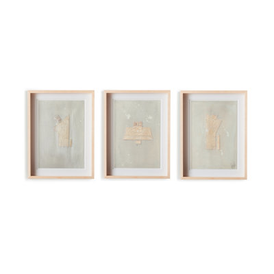 Galactic II Tryptic Painting by Jade Dacay