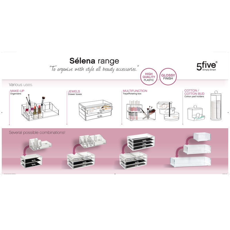 Chaidez Acrylic Makeup Organiser