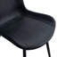 Ensemble de chaises de salle à manger en polyuréthane à coussin de siège allongé - quatre pièces. Conception aux lignes épurées. Peut s'intégrer à divers styles de décoration moderne.-1281752850-1275955219
