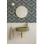 Drawing Room Leaf - Pewter Blue Wallpaper