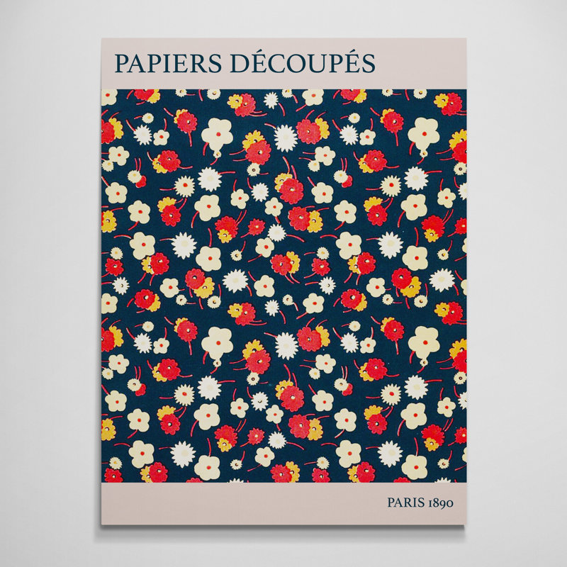 Papiers Découpés - Wrapped Canvas Art Prints, 31 cm H x 21 cm W