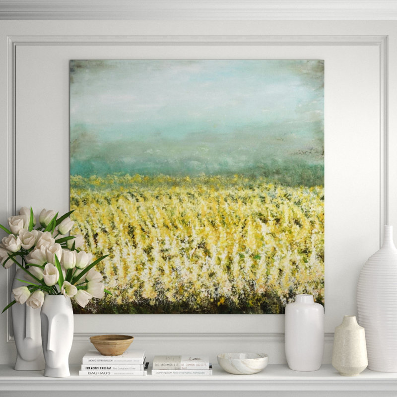 Golden Fields Print by Beverly Fuller, Outdoor, 47" H x 47" W