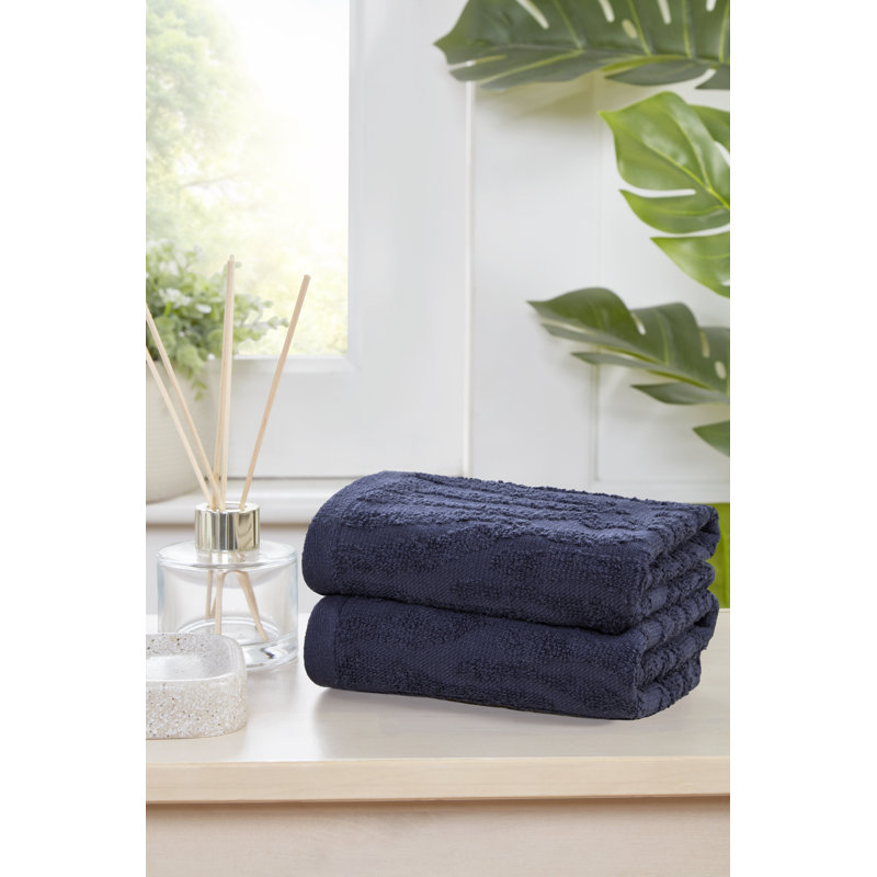 Denny 100% Cotton Washcloth, Blue