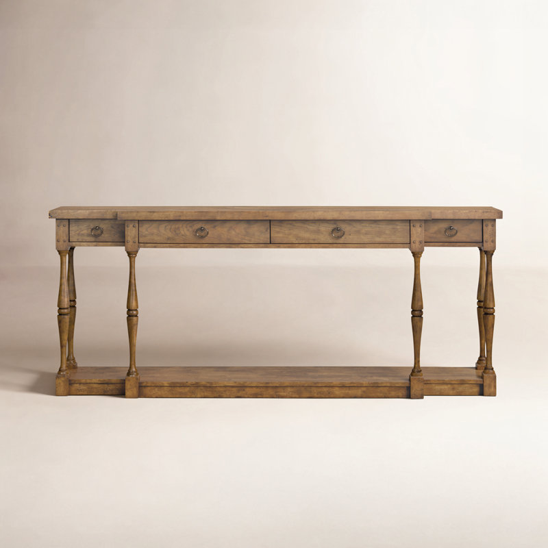 Sanctuary 72" Console Table, Light Ash
