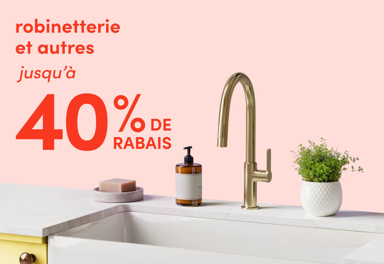 robinetterie et autres en solde