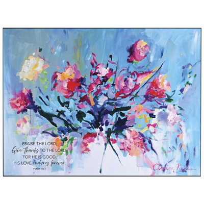 Plaque murale éloge floral «The Lord»