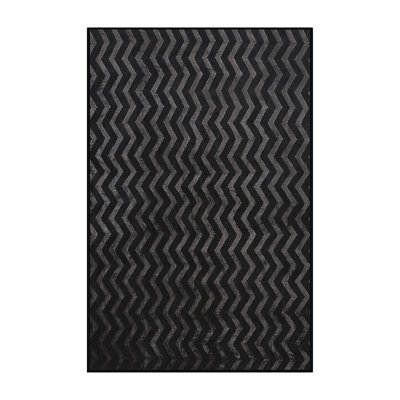 Tapis noir Idanell