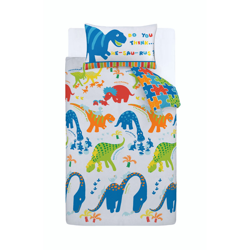 Dino-Saw Easy Care Duvet Cover Set