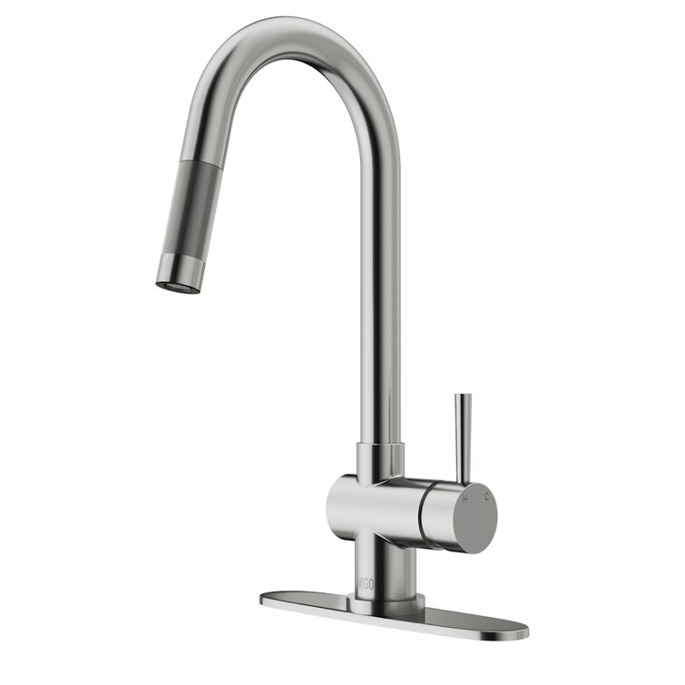 Gramercy Pull Down Single Handle Kitchen Faucet with Accessories