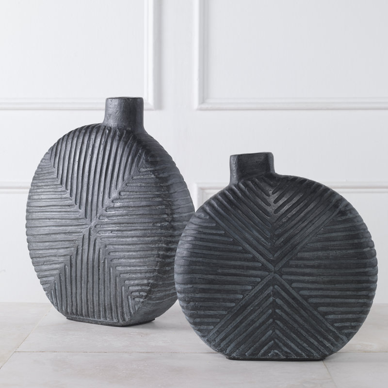 Stone Table Vase - Set of 2