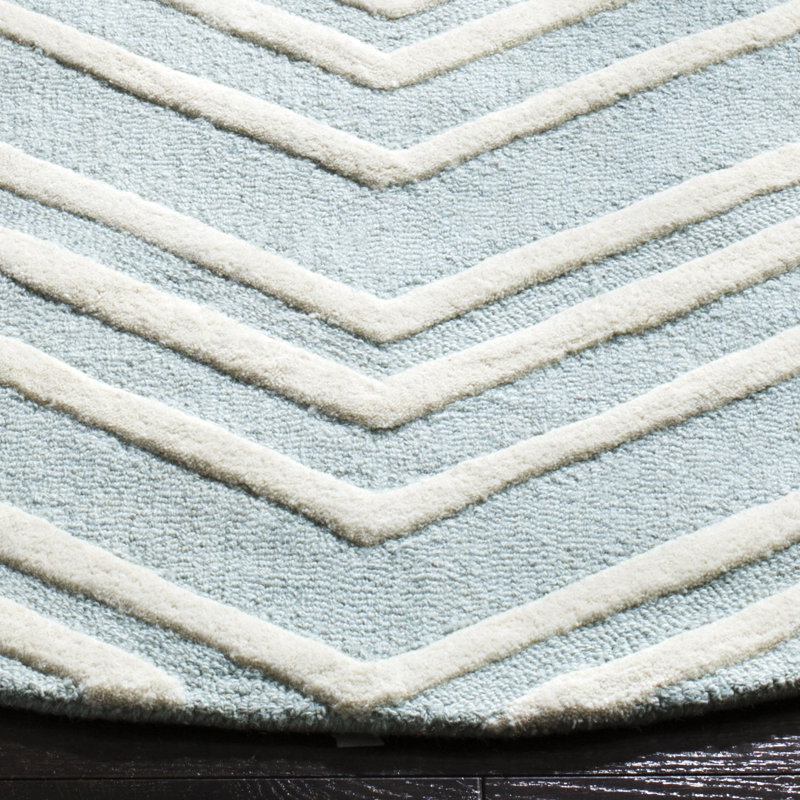 Krystyna Hand Tufted Wool Rug, Round 5'