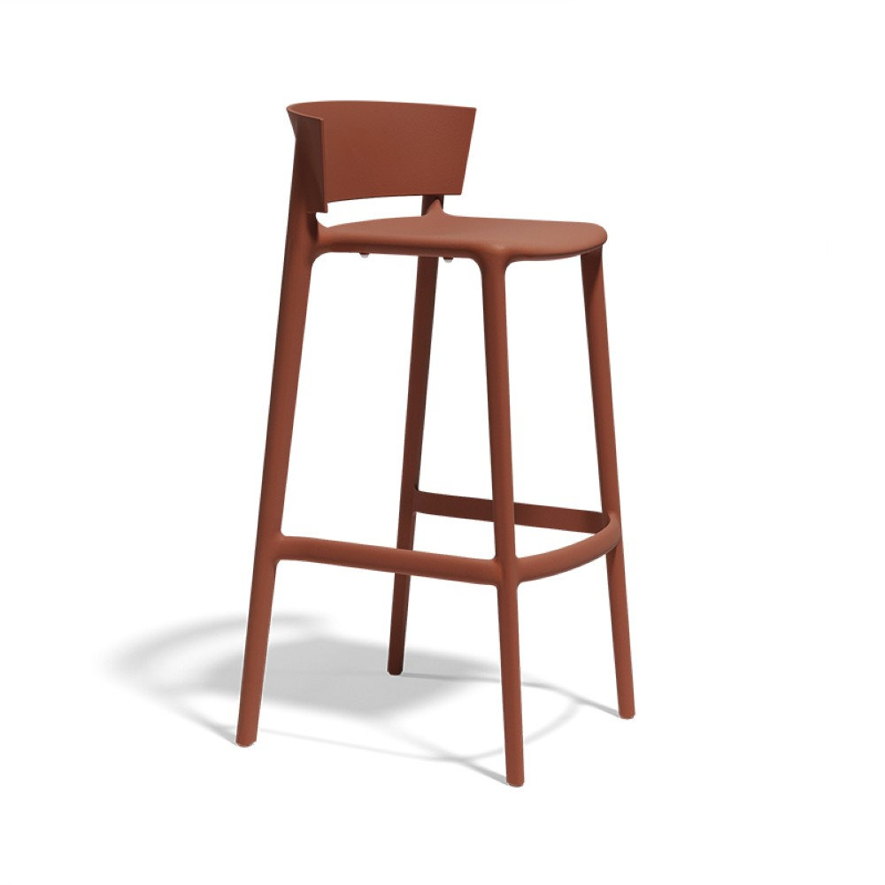 Africa Patio Bar Stool, 26", Clay
