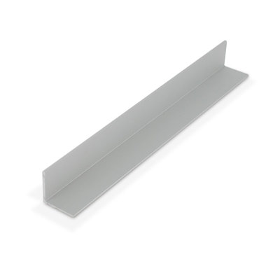 Outwater Alu136-S Satin And 13/16 Inch X 13/16 Inch X 1/16 Inch Aluminum Angle Moulding 72 Inch Lengths (Pack Of 18)
