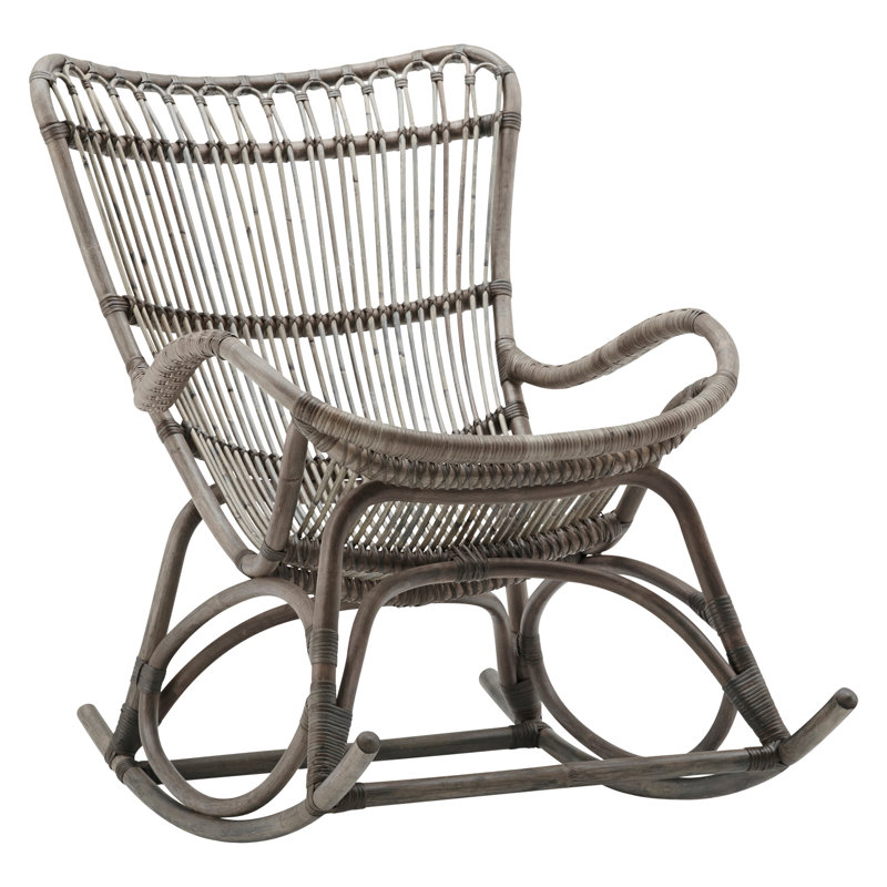 Chaise berçante Lorelei, Gris taupe