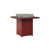 Hammered Top Bronze with Red Base
