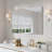 48''W X 30'H Bathroom  Recessed Or Surface Wall Mount Medicine Cabinet With Adjustable Glass Shelves