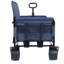 3-in-1 Convertible Folding Wagon Cart with Bench Seat & Storage - 500lbs Heavy-Duty Utility Wagon-112289012