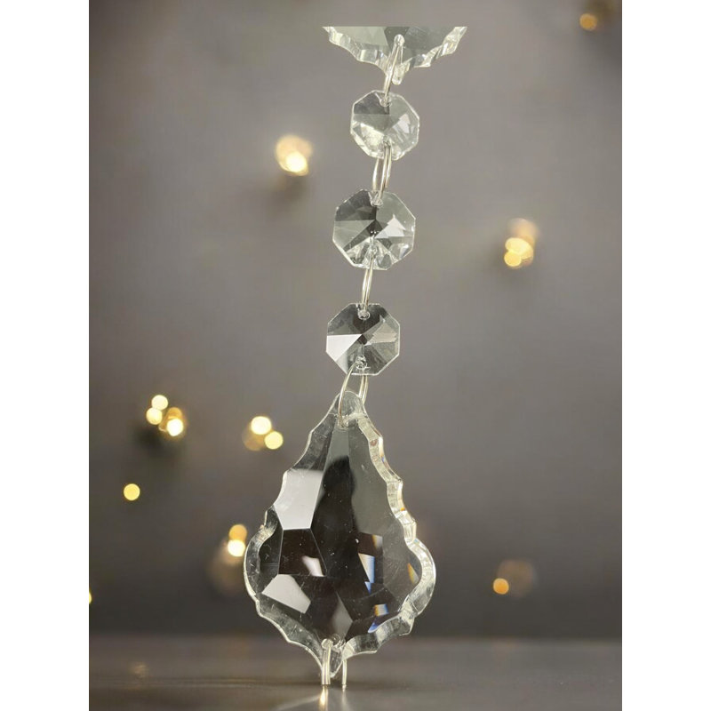 Ensemble de 6 chaînes de perles en cristal Pendalogue de 36 po 50 mm