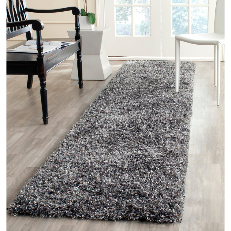Delane Handmade Tufted Charcoal Area Rug