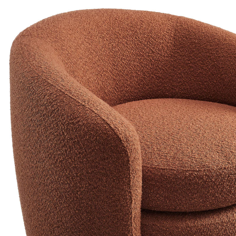 Modway Affinity 31.1'' Wide Armchair, Rust Fabric