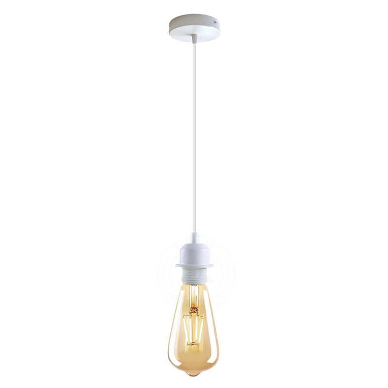 Iversen 1 - Light White Single Pendant, Yes