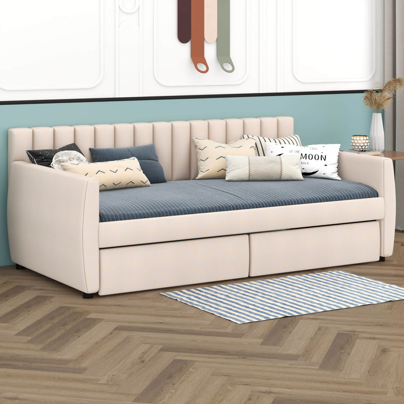 Lit de jour Elfan, Beige