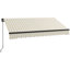 Auvent de patio rétractable en polyester l 98,5 po x P 59 po Outsunny-112964800-112964796-98262357