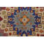 Tapis gris fait à la main Kazak