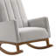 Chaise berçante simple en bois massif-101803927