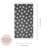 Chanyah Paw Print Turkish Towel, Sand Resistant Organic Cotton Beach Peshtemal, Soft, Thin & Lightweight, 66" x 36"-247455659