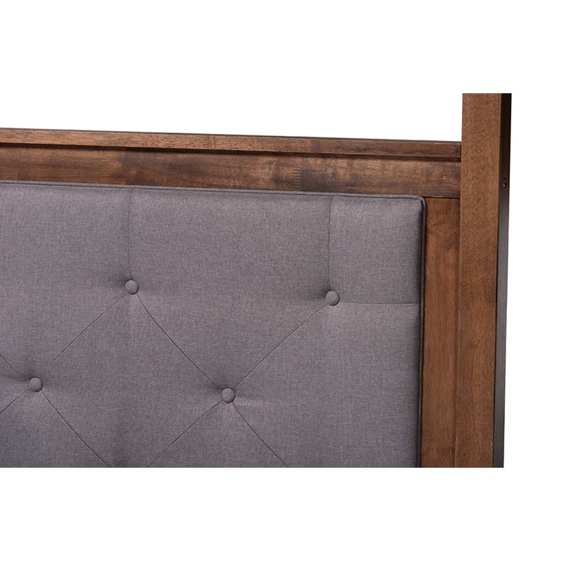 Hickey Upholstered Canopy Bed, King