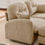 Canapé modulaire à 3 places Camel avec mousse, haute densité, mobile, plissé, chenille, siège, combinaison flexible, coussin-878194518