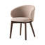 Tuka Upholstered Armchair with Wooden Frame-1131327081-1188789859