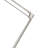 60W Metal Task Lamp with Adjustable Arms and Swivel Head, Silver-1208626778