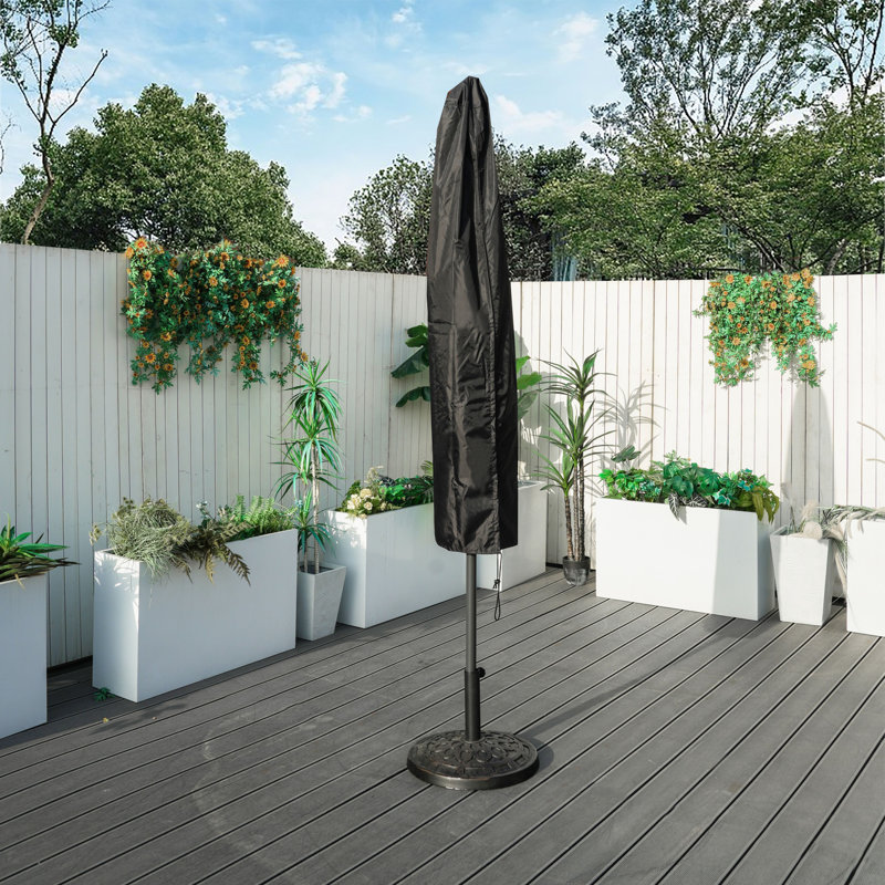 Housse de parasol pour patio, H 63 po x l 11,81 po x P 11,81 po