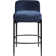 Brixen Upholstered Counter Stool with Metal Frame