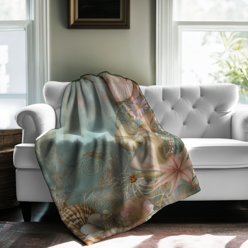 Couverture Seashell Siren Song, L 60 po x l 50 po