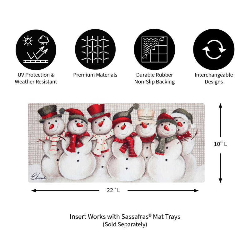 Non-Slip Christmas Outdoor Doormat