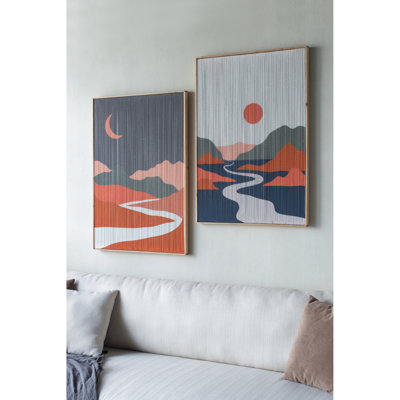 Abstract Rectangular Tassel Wall Decor - Beautify Living Room Bedroom Office Hallway Print Accessory Your Home
