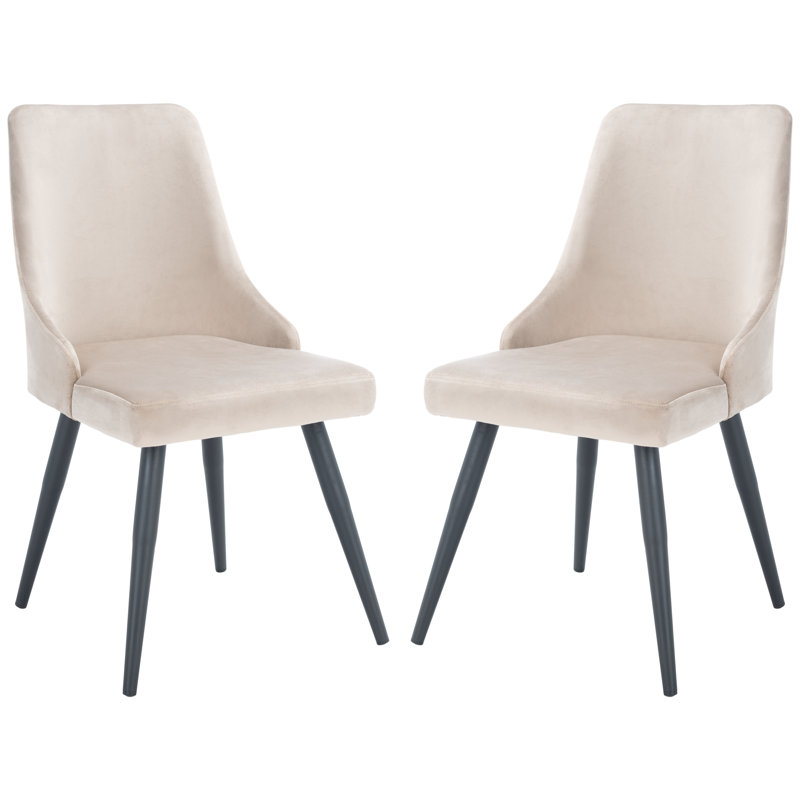Milani 18.7'' H Leather Upholstered Armchair, Taupe