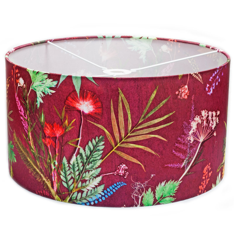 Sousa 24cm H Fabric Drum Pendant Shade ( Screw On )