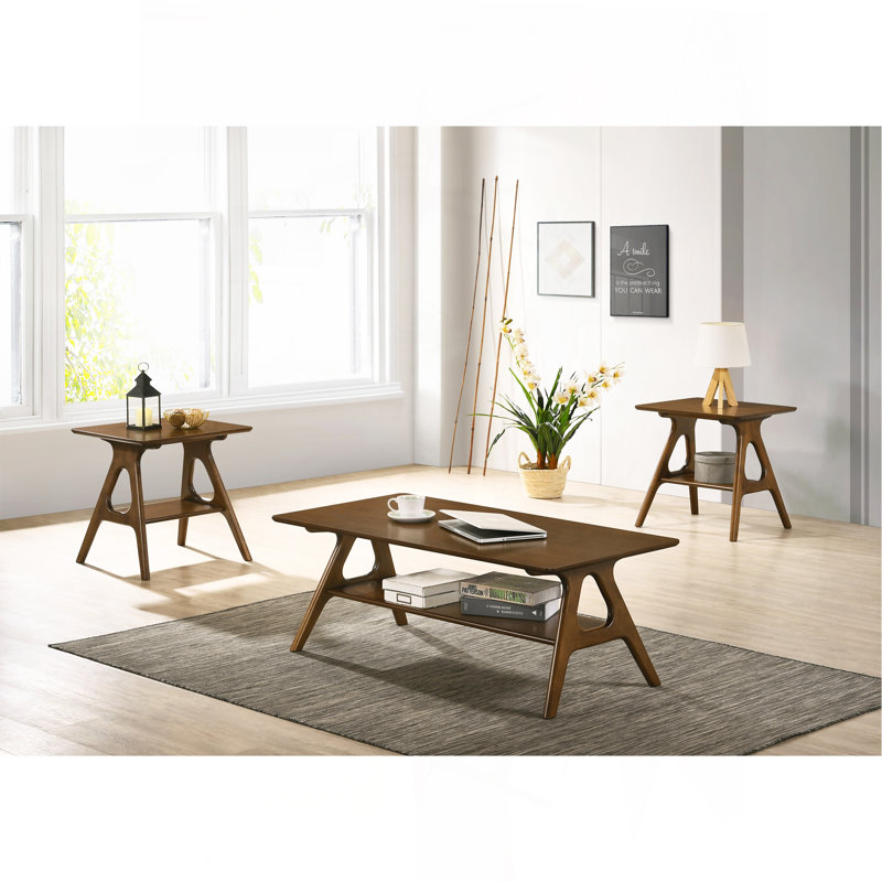 Ensemble de tables basses 3 pièces Mid-Century