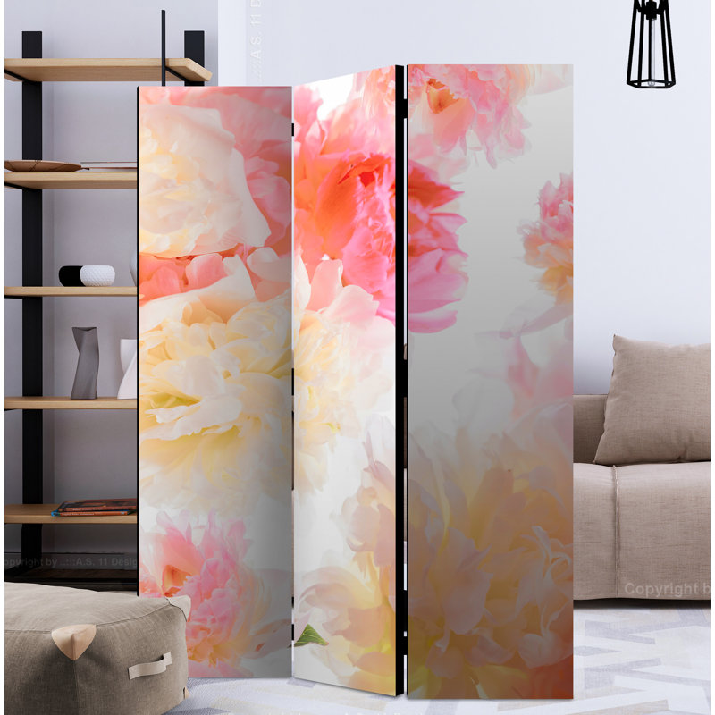 Laren 172cm H Solid Wood Folding Room Divider, 3