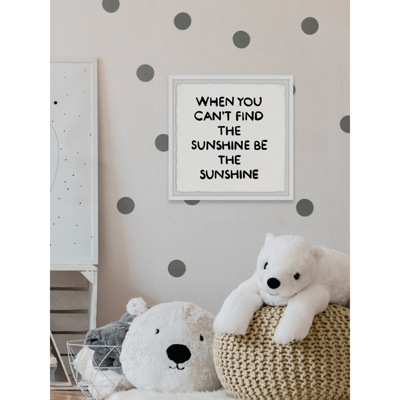Boylan Be the Sunshine, reproduction encadrée, H 18 po x l 18 po x 1,5 po