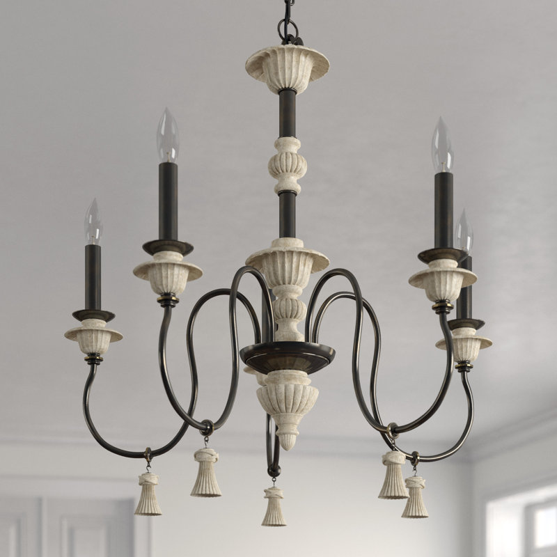 Bridlington 5 - Light Dimmable Chandelier