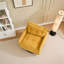 Fauteuil rembourré épais avec base en métal solide, fauteuil simple confortable, fauteuil d'appoint pivotant-568907711