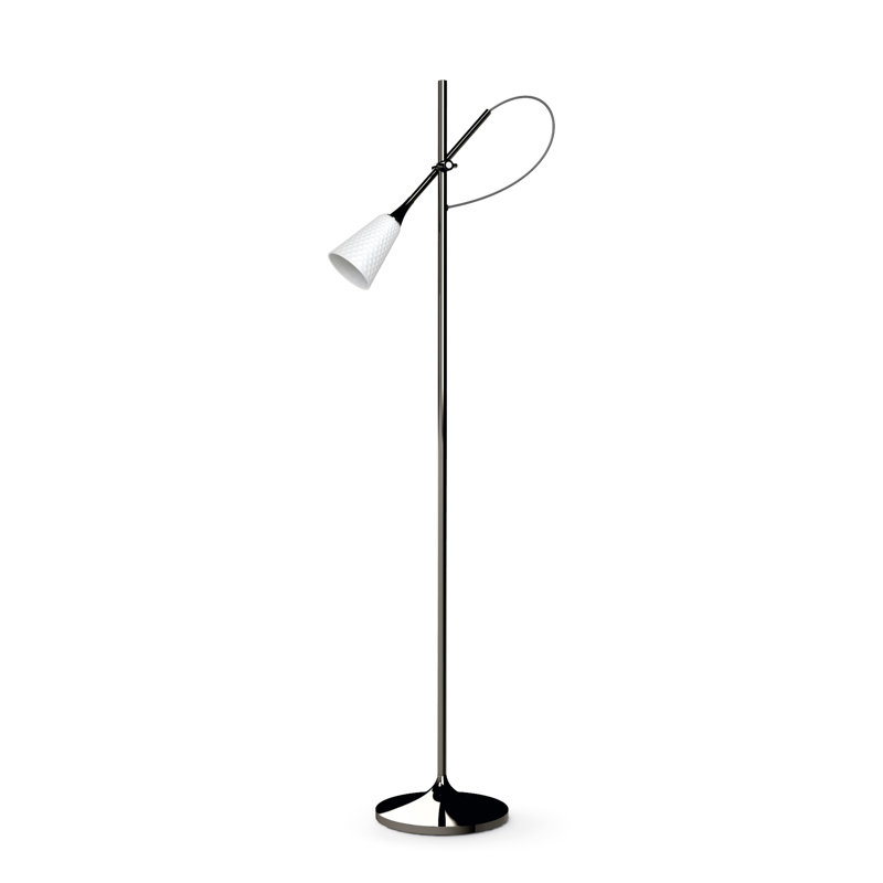 Lampe de lecture sur pied à del 65" Jamz, Noir