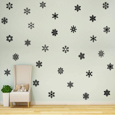 Adhésif décoratif flocons de neige